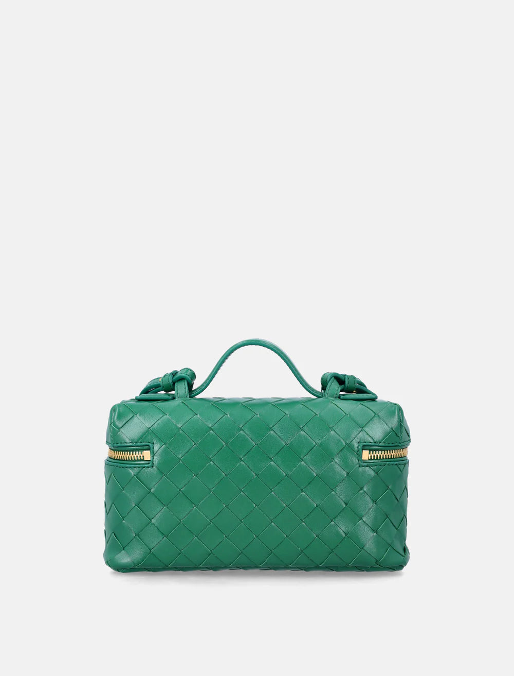 BV Bang Bang vanity case in Intrecciato leather - Green