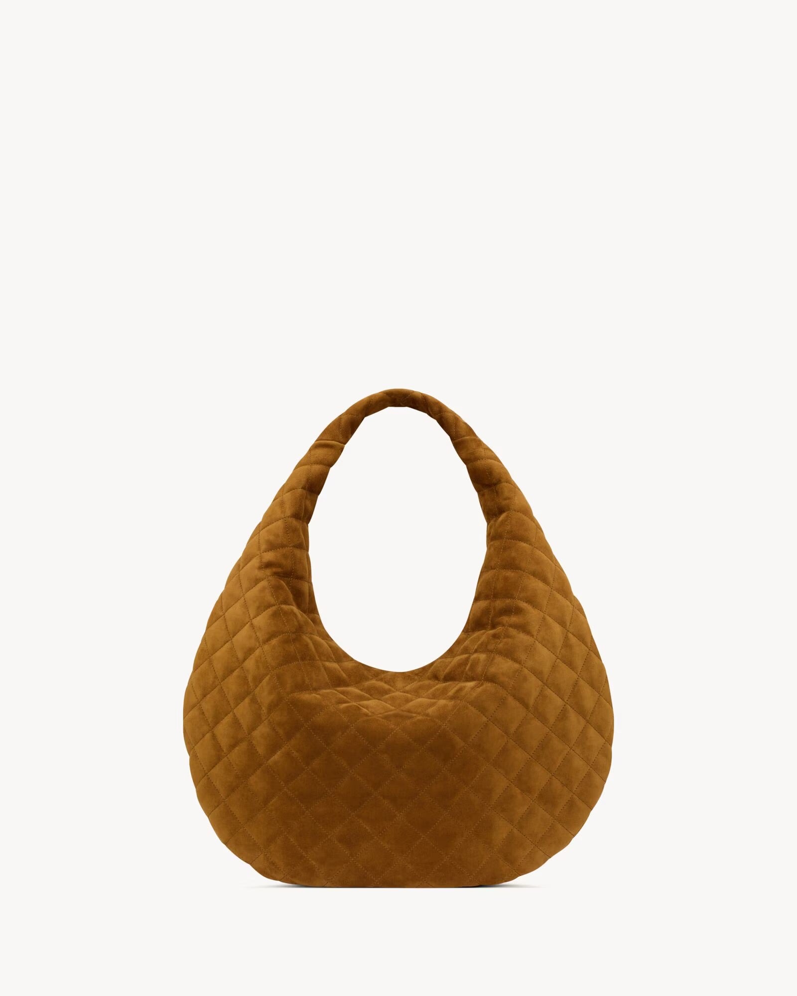 ICARE Large Suede CARAMEL Bag